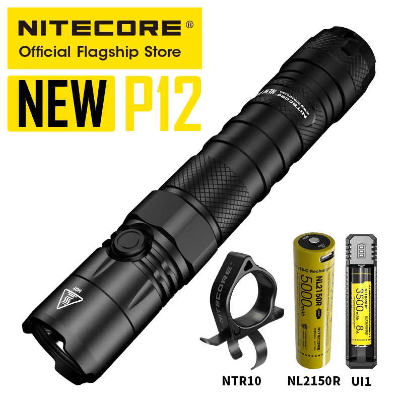Nitecore NEW P12 Nitecore New P12 Version Tactical LED Flashlight 