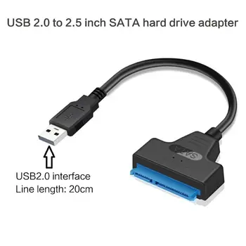 

USB 3.0/2.0/Type C to 2.5 Inch SATA Hard Drive Adapter Converter Cable for 2.5'' HDD/SSD 77HA