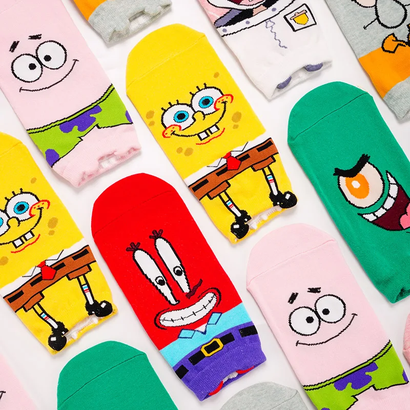 

korean Cartoon cute anime Character sock Unique Funny women Spring Summer Breathable Comfortable kawaii short ankle sock