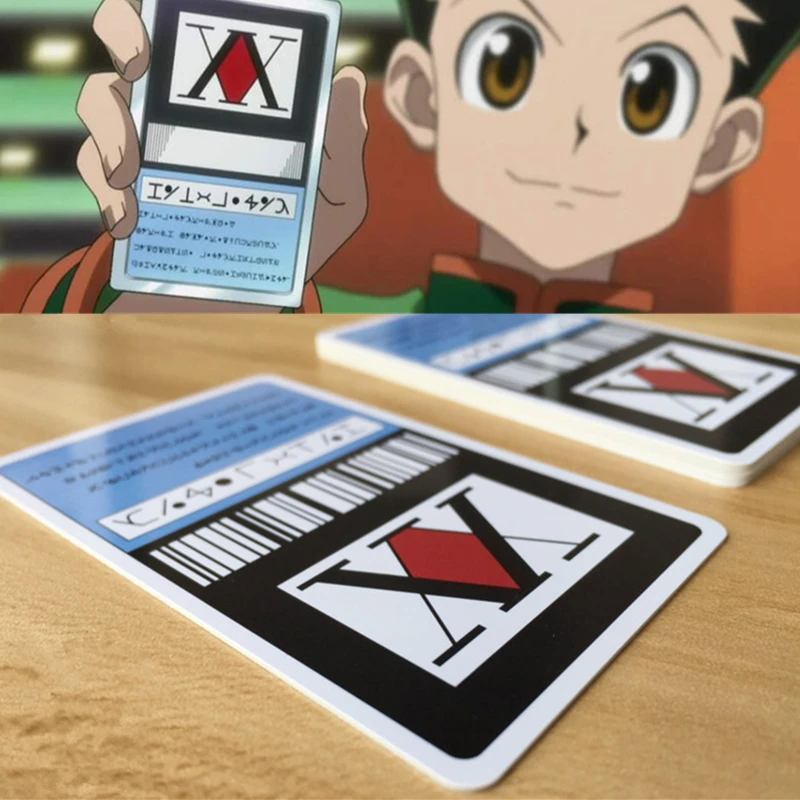Japan Anime Hunter X Hunter License Card Cosplay Costumes Props Jie Killua Zoldyck Card Costume Props Aliexpress