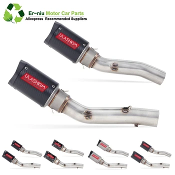 

Free Shipping Z1000 Z1 Ninja1000 2010-2016 Motorcycle Full Exhaust System Muffler Escape Modified Middle Link Pipe