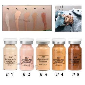 

8ml Brand Derma white BB Cream Glow Serum Ampoule add foundation niacinamide/peptide for effective brightening anti-aging