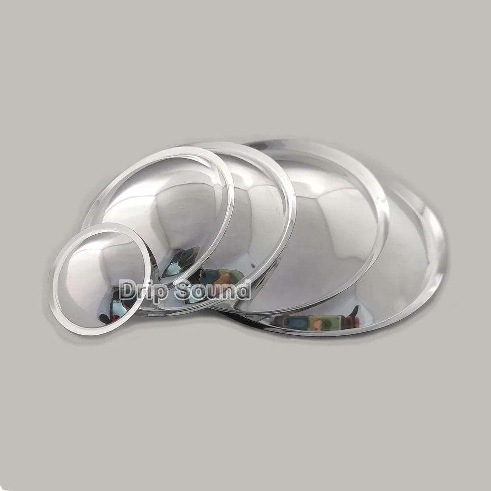 free tracking no.2pcs 40mm SPEAKER SUBWOOFER DOME DUST  CAP cover silver color 