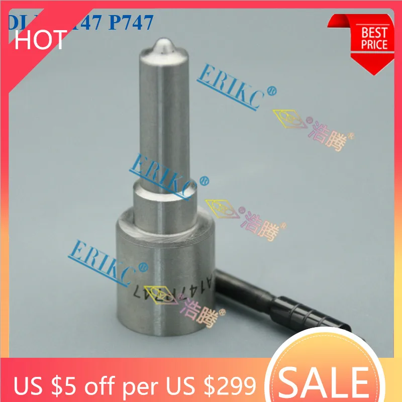 

ERIKC Nozzle DLLA147P747 OEM 0934007470 Diesel Fuel injector Tip DLLA 147P747 Needle DLLA 147P 747 for 23670-27030, DCRI100570