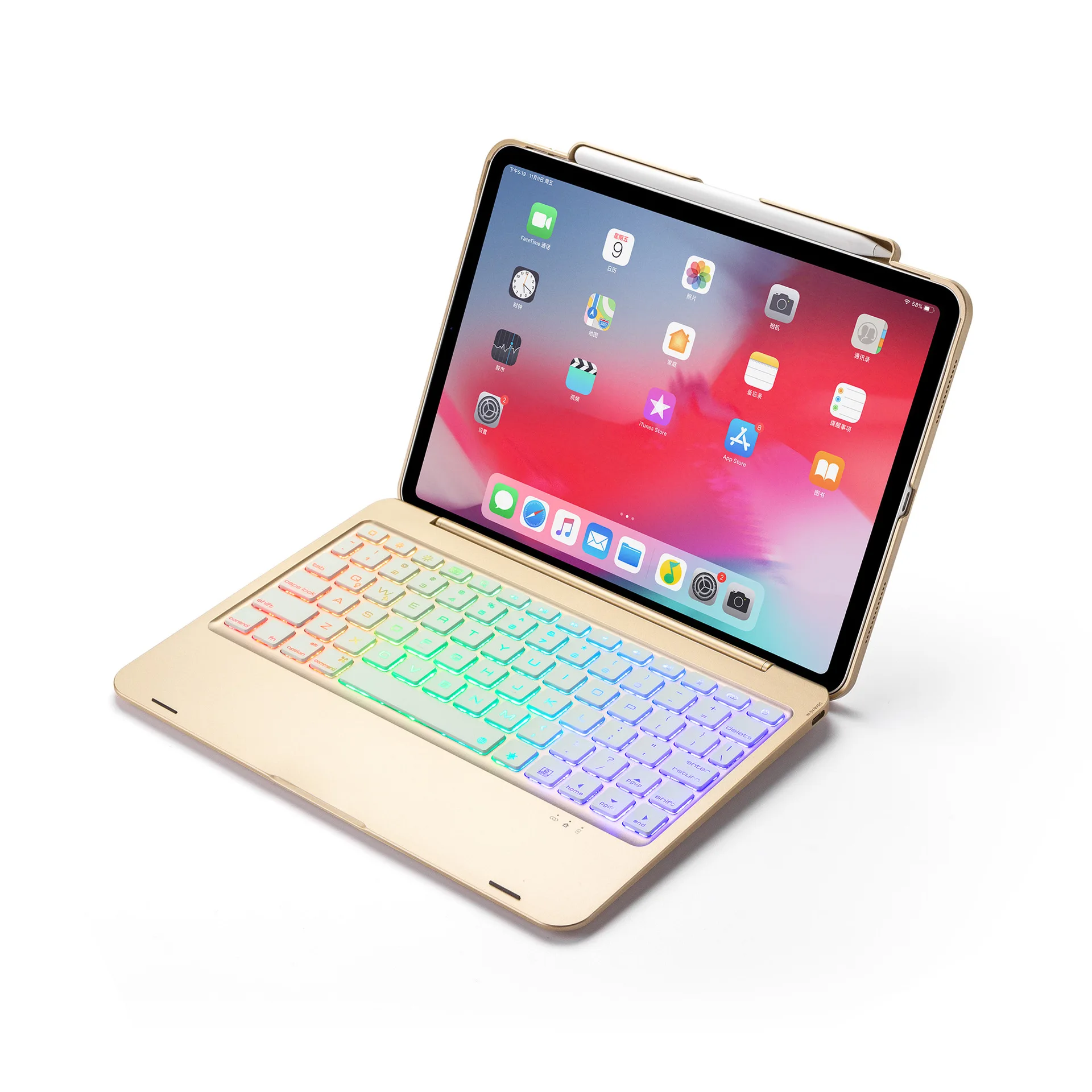 

2018New iPad Pro11 Bluetooth Keyboard A1979 Tablet Computer Wireless Keyboard IPAD Protective Casing