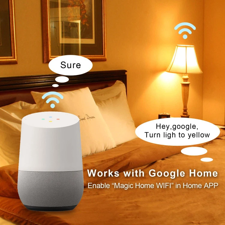 WiFi умный светильник, совместимый с Amazon Alexa, Echo, Google Assistant и IFTTT, A19 60W 2700 K-6500 K эквивалент RGB цвет