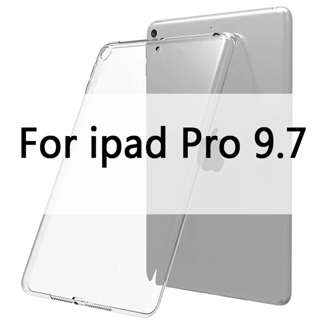 Case For iPad 10.2 2019 MiNi 2 3 4 5 TPU Transparent Silicone Shockproof Cover For New iPad 2017 2018 Pro 10.5 Air 1 2 Back Case For ipad pro 9.7