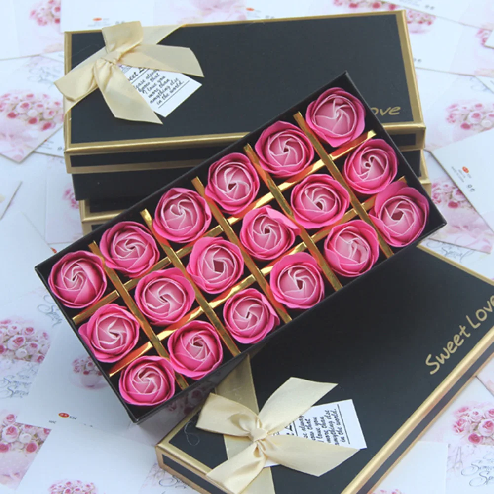 18 шт. чехол в подарочной коробке с изображением Розового мыла, Дня Святого Валентина, подарка на день рождения