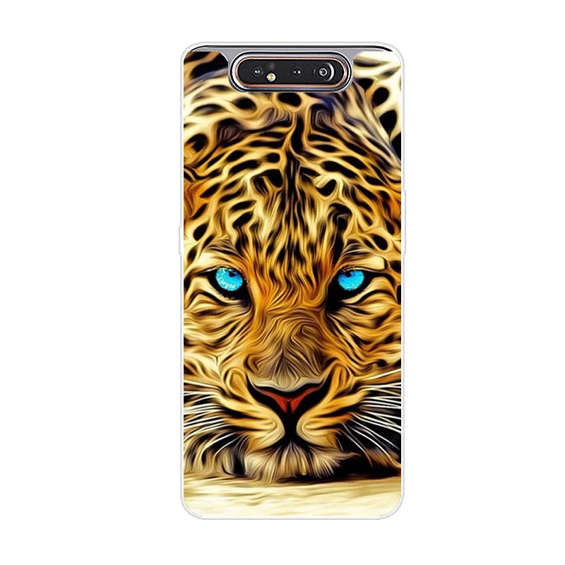 Чехол для телефона для samsung Galaxy A80 чехол силиконовые в форме цветка окрашенные мягкая накладка на заднюю панель из ТПУ чехол для samsung A80 80 чехол модные Coque