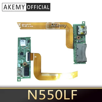 

Akemy with cable For asus N550 N550J N550LF N550JV USB Card Reader Port Board with Cable 69N0Q2B10C01