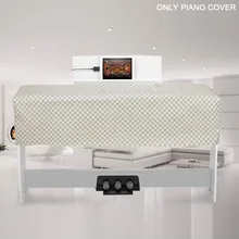 88 ключ водонепроницаемый нескользящий домашний двухслойный чехол для пианино практичный пылезащитный узор из искусственной кожи легко наносить на молнии