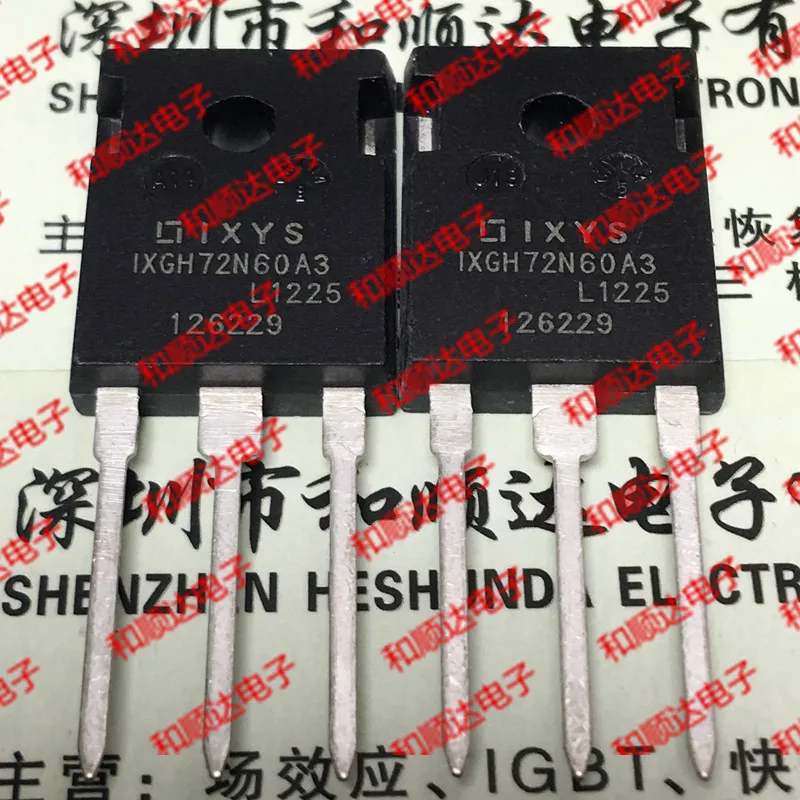 5 шт./лот IXGH72N60A3-247 600V 75A