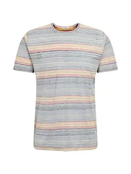 

Revolution Retro Stripes, Camiseta para Hombre,Small,Navy