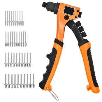 

GOXAWEE Hand Threaded Rivet Nuts Guns Insert Manual Riveting Rivnut Tool Kit Heavy Duty Hand Tool Set For Metal Woodworking