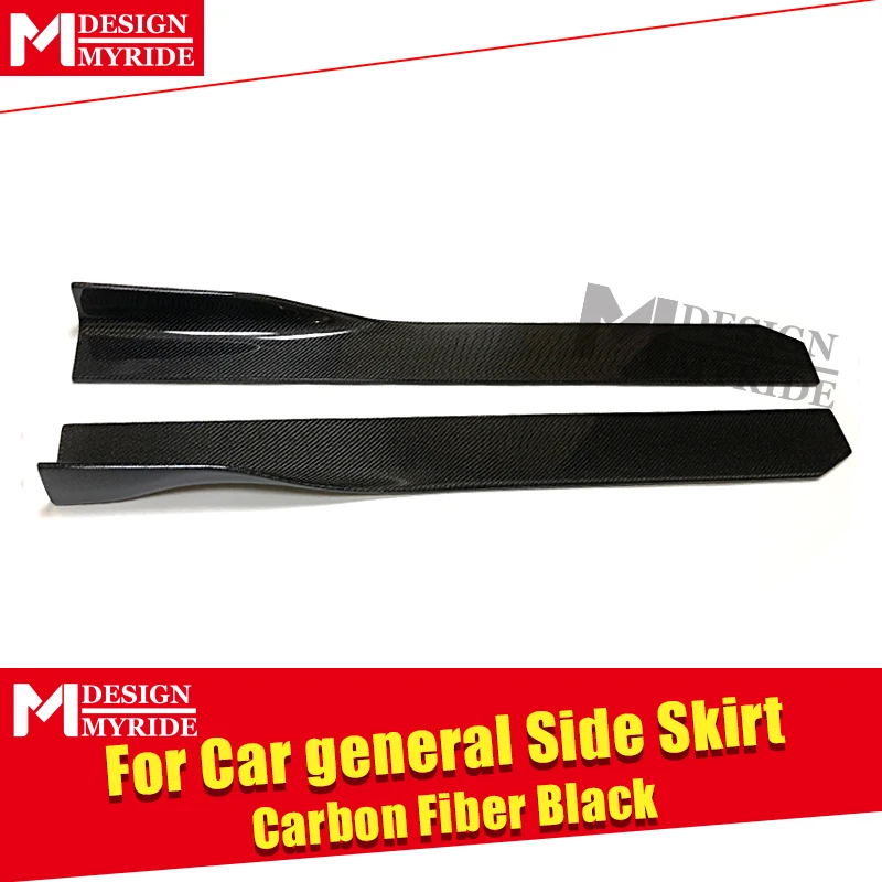  W204 4-doors Seite Skirt Kits Auto Styling Carbon faser 105CM For MercedesMB C-Class C180 C200 C250