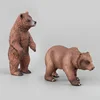 Small Size Simulation Brown Bear Figure Collectible Toys Solid Wild Animal Action Figures Kids Animal Cognitive Toys ► Photo 2/4