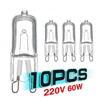 

10PCS Indoor And Clear G9 Super Bright Halogen Bulb 220V-240V /20W/25W/40W/60W Warm White Bi-Pin LED