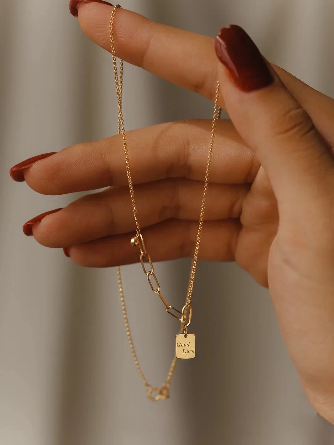 Женская цепочка с асимметричным дизайном универсальное ювелирное изделие из