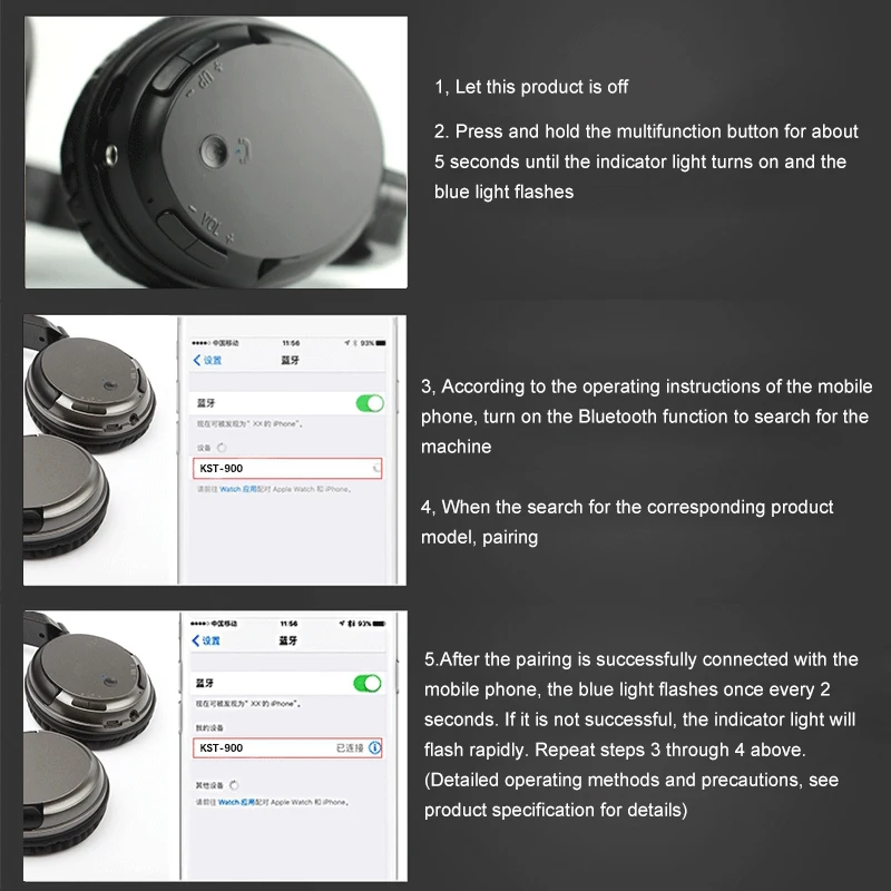 Bluetooth Наушники Hi-Fi на ухо с микрофоном драйвер Складная Беспроводная гарнитура проводные и беспроводные наушники для сотовые телефоны, планшеты