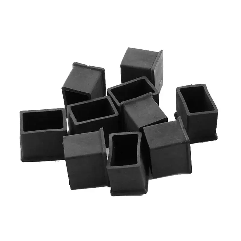 

Hot Sale Furniture Chair Table Rectangle Leg Protector Rubber Foot 20mmx30mm 12Pcs