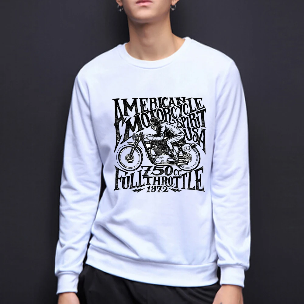 

Printed Hoodies Women/Man American Motorcycle Long Sleeve Hooded Sweatshirts 2019 Casual Streetwear Trendy Hoodies