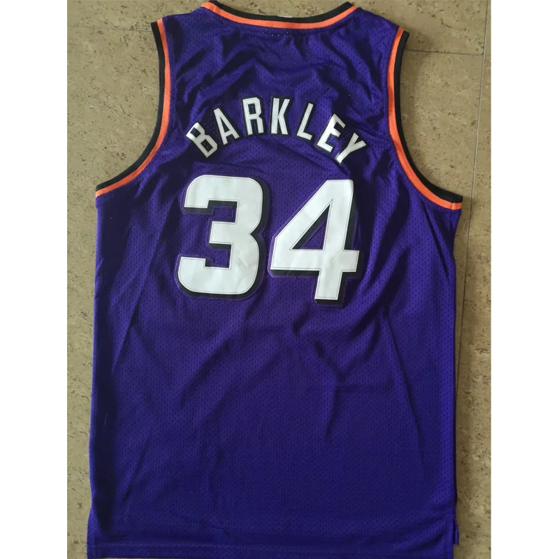 Мужские майки Dikembe Mutombo Larry Bird Earvin jonson Allen Iverson Steve Nash Charles Barkley Spud Webb Dominique Wilkins - Цвет: 12