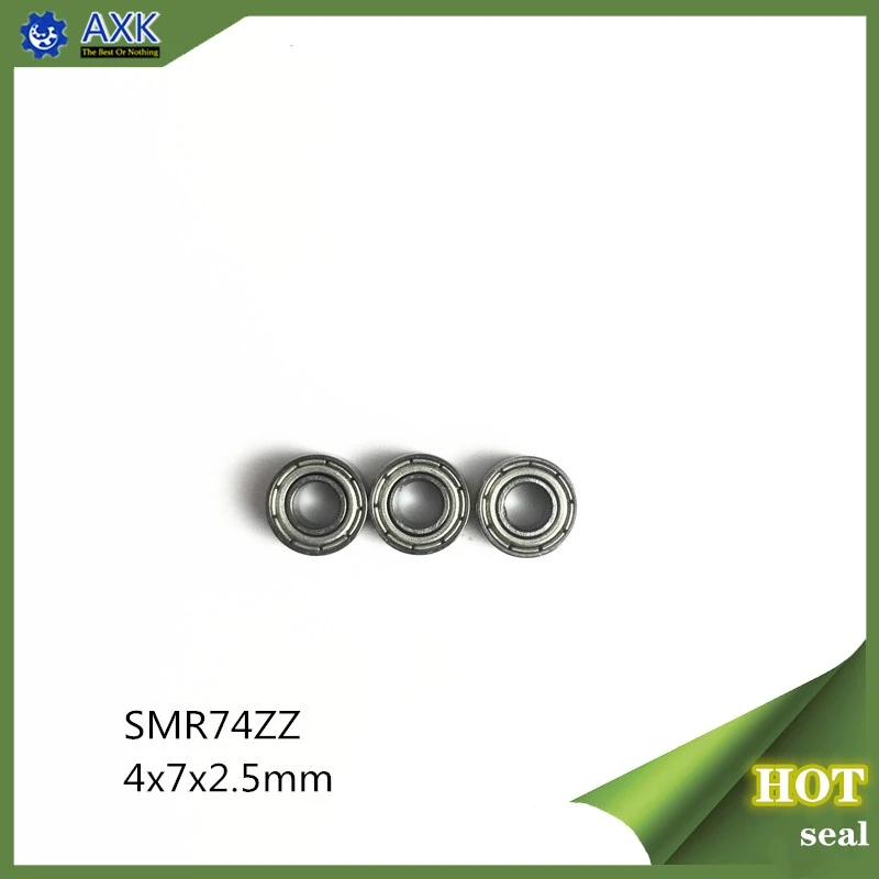 SMR74ZZ подшипник 4*7*2,5 мм(10 шт.) ABEC-1 шарикоподшипники из нержавеющей стали экранированные SMR74Z SMR74 Z ZZ
