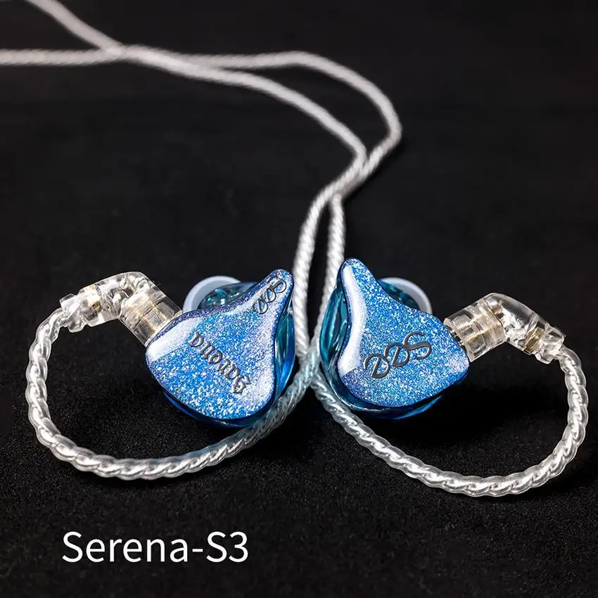 SeeAudio Serena S3 3BA Knowles Balanced Armature Tuning Customize HIFI Music Monitor DJ Studio ACG Audiophile Earbuds Earphones
