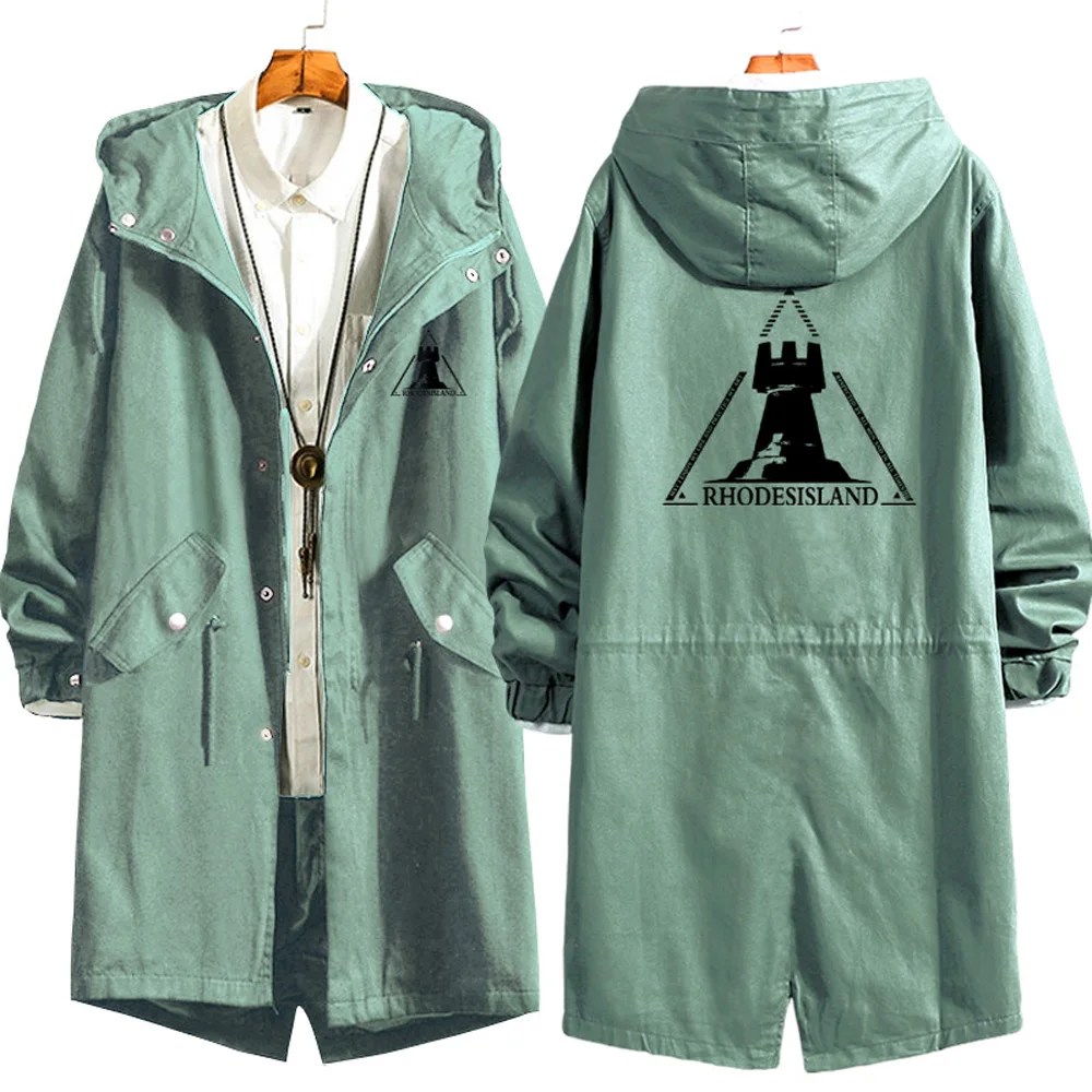 light green D VEVEFHUANG игры Arknights Родос остров Babel черный сталь Raythean костюмы для косплея для женщин и мужчин толстовки Тренч Куртки Пальто Топ - Цвет: light green D