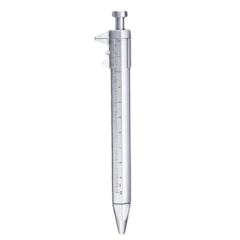 

Portable Practical Scale Vernier Caliper Measuring Tool Office School Student Stationery Ruler Pen Shape Multifunctional Writing
