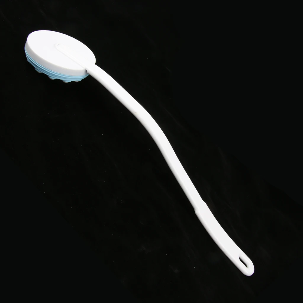 Adults Elderly Pregnant Women Incontinence Person Long Handle Bath Shower Back Massage Brush Scrubber  