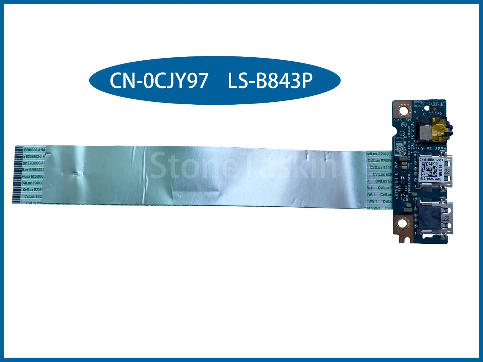 Оригинальный AAL10 LS-B843P для Dell Vostro 3558 Inspiron 5558 ноутбук USB аудио доска с кабелем CJY97