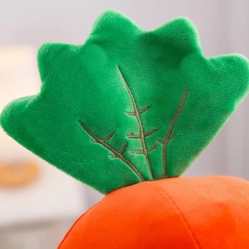 

Squinting down Cotton Carrot Ultra-Soft Large Size Long Pillow & Vegetable Carrot Plush Toys