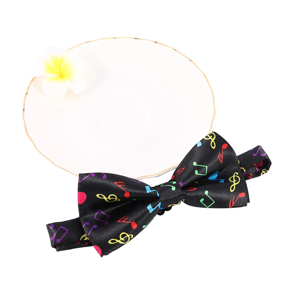 1 шт. модный музыкальный галстук-бабочка для мужчин и женщин Новинка смокинг регулируемый галстук цветной двухслойный шейный аксессуары галстук-бабочка