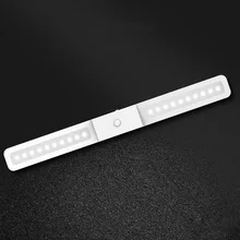 20 светодиодный датчик движения для кухни, АБС-пластик, шкаф, ночник, легкая установка, лестницы, USB Перезаряжаемый светильник для шкафа, защита глаз, беспроводной