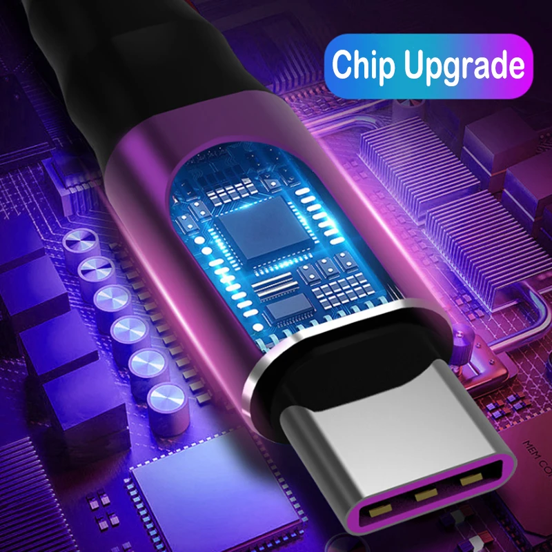 USB кабель 5А нейлон Быстрая зарядка MicroType-c USB кабель для передачи данных для samsung HUAWEI LG планшет Android мобильный телефон зарядный шнур