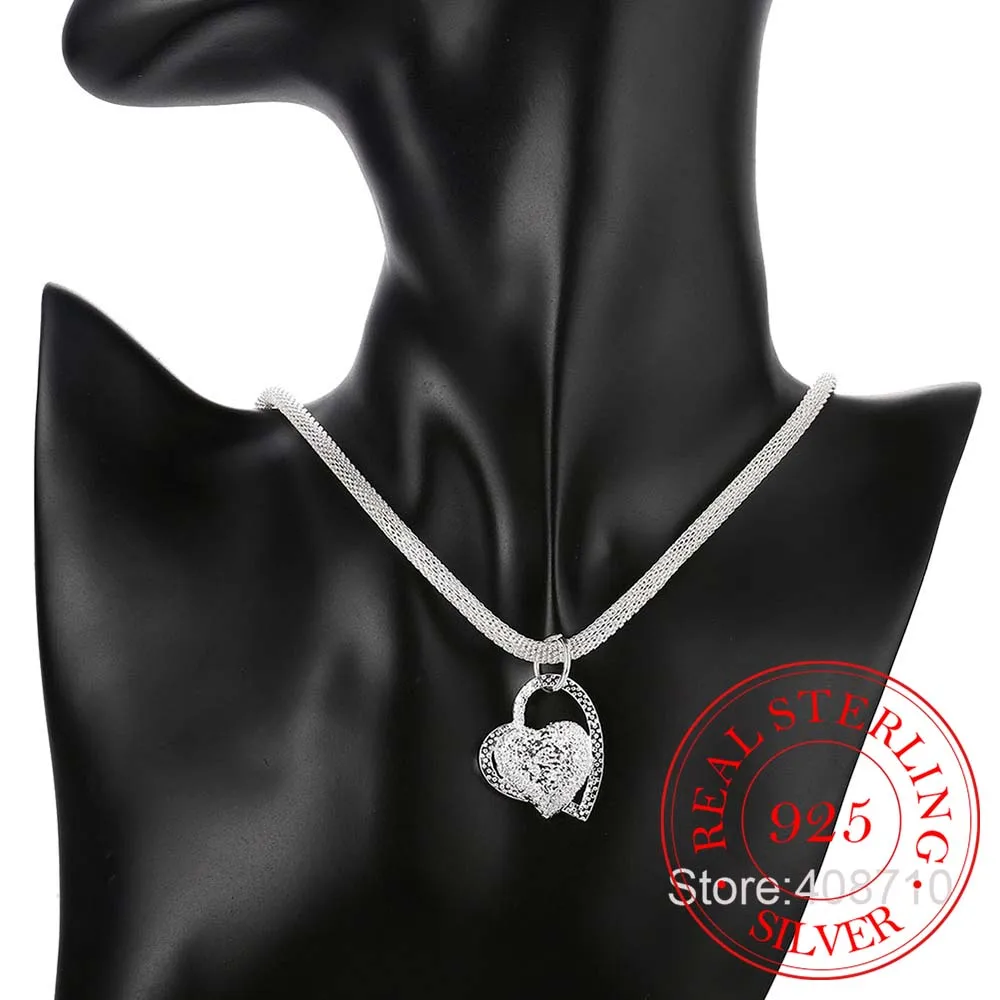 Женское ожерелье из серебра 925 пробы с сеткой|pendant dollar|pendant cutependant light |