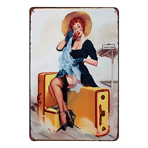 Fairy Cakes Metal Tin Plague Retro Painting Board Black Cupcake Wall Decor for Coffee and Cake Shop bar LJ1-11 20x30cm A1 | Дом и сад