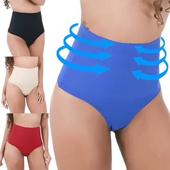 

High Waist Shaping Panties Breathable Body Shaper Slimming Tummy Underwear Panty Shapers Body Pants Underpants Corset*3