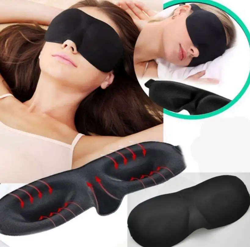 Удобные ортопедические подушки для шеи из латекса с эффектом памяти, Массажная подушка для сна, поддержка шеи, травессейро - Цвет: 1pc Eye Mask
