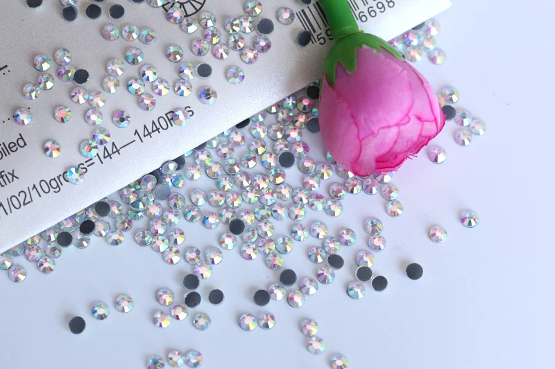 Promotion-1440Pcs-SS12-Glitter-Rhinestone-Crystal-AB-DMC-Hot-Fix-Rhinestones-Flatback-Glass-Hotfix-Rhinestone