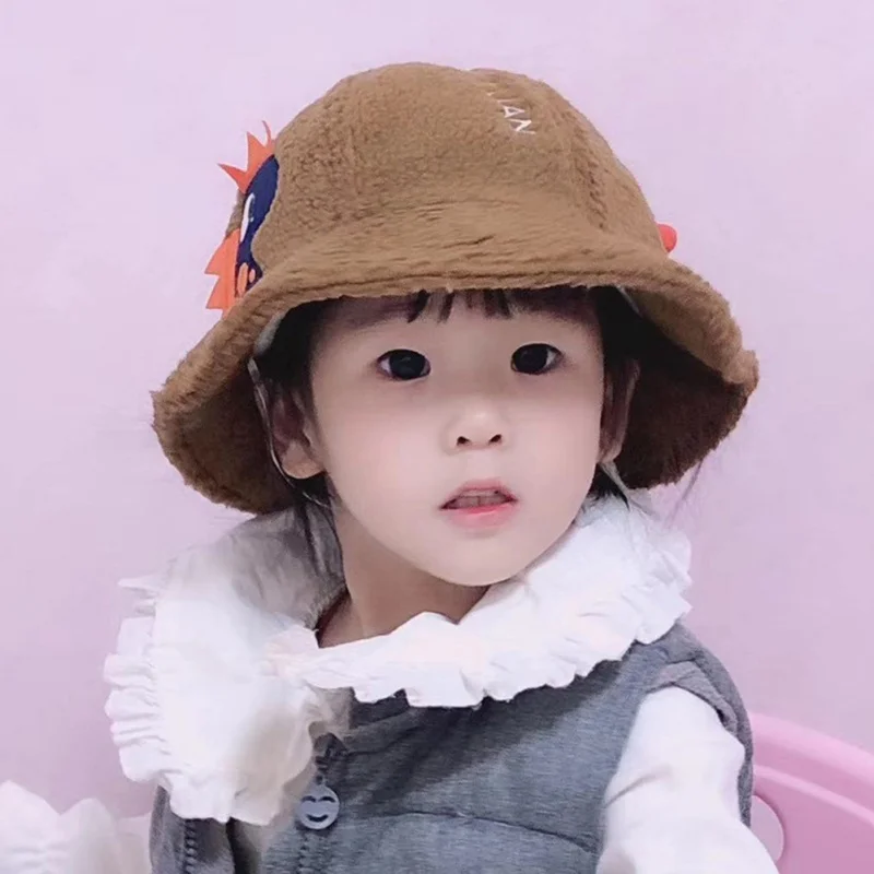

6Cute Baby Boy Girl Hat 1-6T Casual Fashion Baby Cap Kids Toddler Cute Cartoon Embroidered Bucket Hat Children's Gift