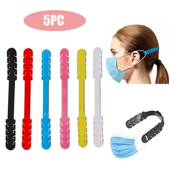 

5PC Fashion Mask Extenders Ear Protector Ear Strap Accessories Ear Adjustable Mask Strap Reusable Woman Man Mask Hook