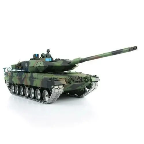 Henglong 1/16 6,0 индивидуальные Leopard2A6 rc Танк 3889 металлические треки FPV Recoil TH16211