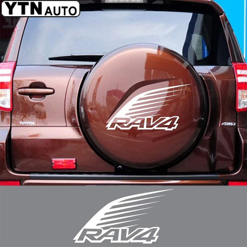 Toyota Decals Stickers Rav 4 D4d XA30 rear sticker Spare Tire Car