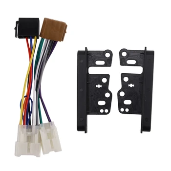 

Double DIN Car Stereo Dash Kit Radio Facia Fascia Surround Plate Fitting Kit for Toyota