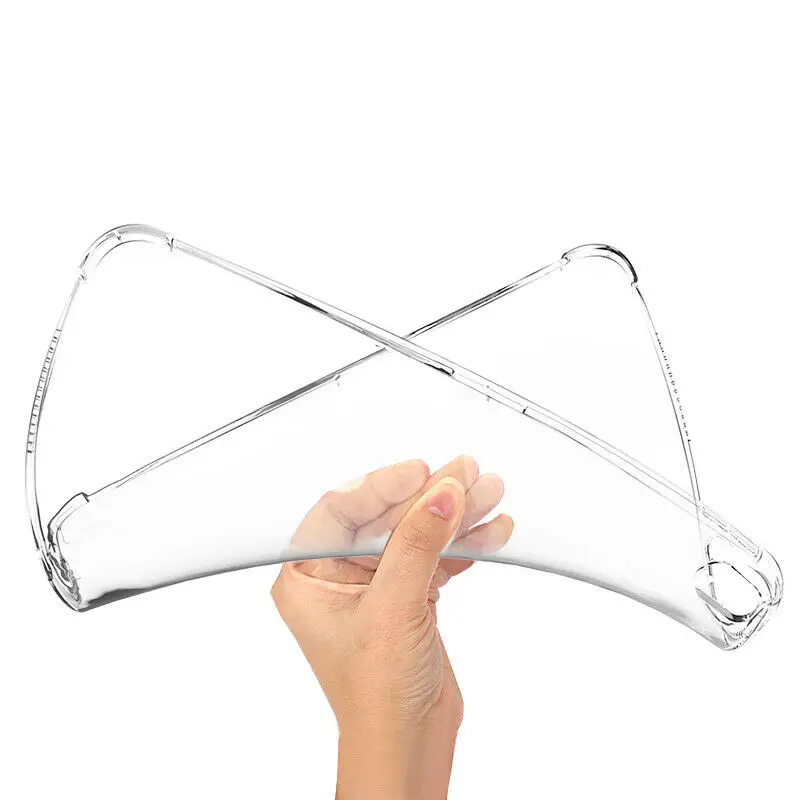 For Apple iPad 10.2'' 7th Gen Case Cover Ultra-Thin Clear Soft TPU Gel Transparent Silicone Case A2200 A2198 A2232