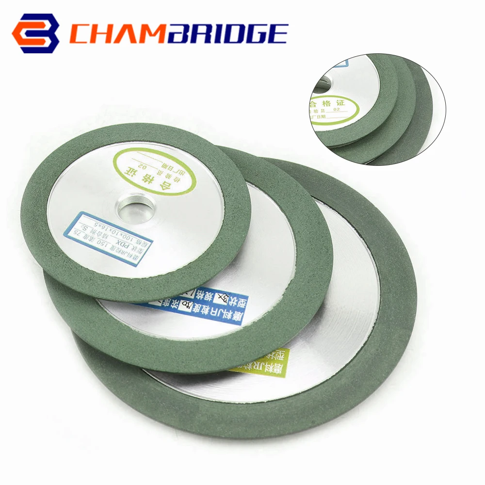 Grinding Wheel Diamond Grinding Wheel 100mm/125mm/150mm Circle Cutting Discs Grit 150-400 for Tungsten Steel Milling Cutter Sharpener