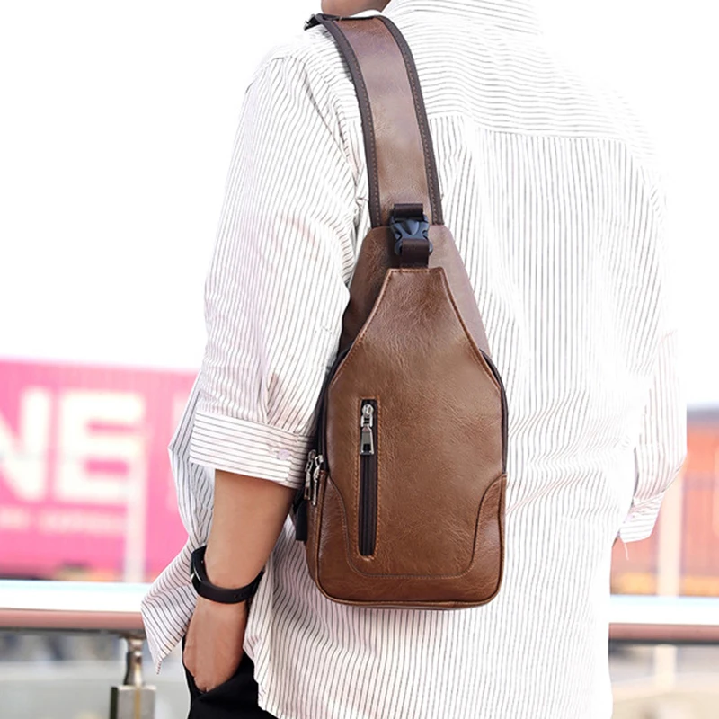 

2020 Multifunction Crossbody Bag For Men Anti-theft Shoulder Messenger Bags Male Waterproof Short Trip Messenger Bags