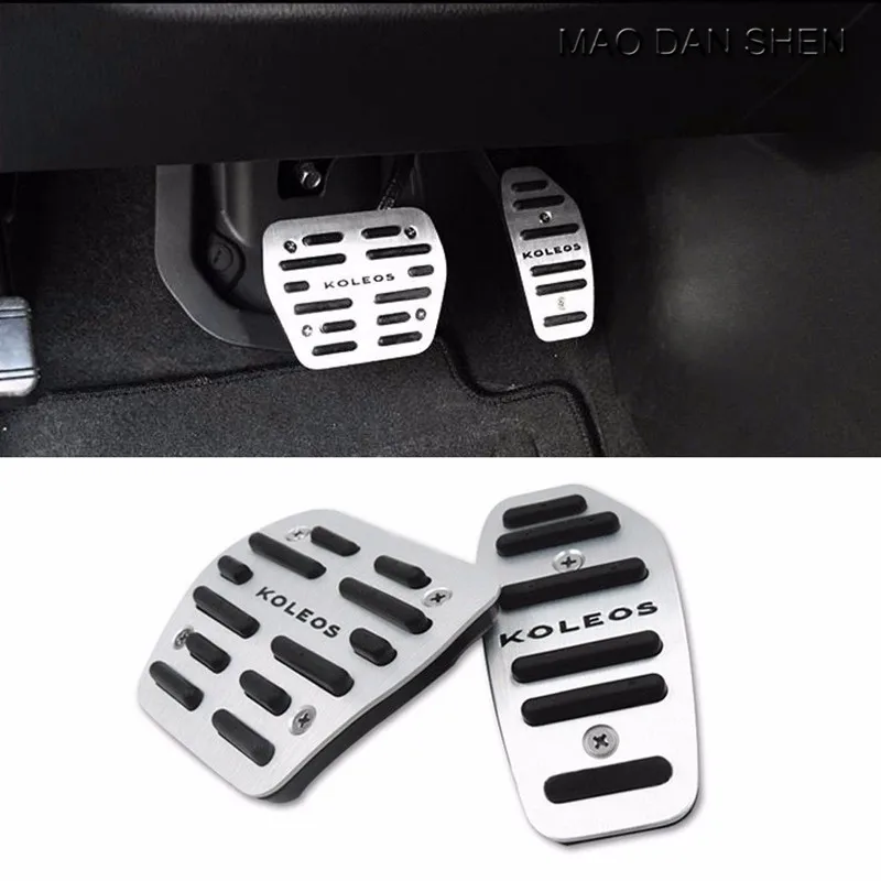 1 Set AUTO Interior Sports Pedal Cover Kits Fit For Renault Koleos 2017